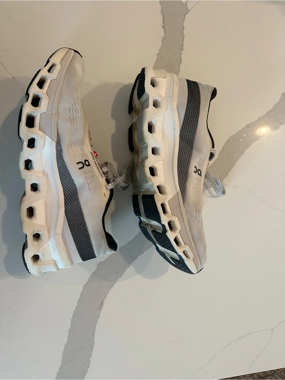 On cloudmonster Running women’s White and Black Athletic Running Shoes